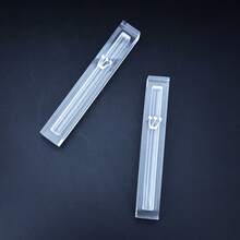 透明塑料立柱盒，带银色护胫，适用于 5.11 英寸/13 厘米立柱滚轮 - 1PC - 查看 2