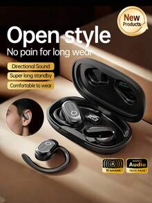 Acer OHR553 Bluetooth Earbuds Open-Ear Design With Charging Case Non-In-Ear OWS Wireless Earhooks Comfortable Wear Perfect For Sports Running Cycling Compatible With IOS/Android Phones - one-size - View 2