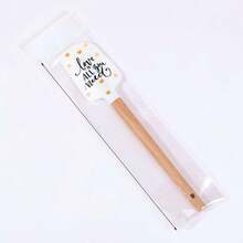 Bộ 1/3 thìa silicon cán gỗ, thích hợp dùng để làm bánh, trộn bơ và mứt, và làm dụng cụ làm bánh. - Nhiều màu - Xem 14
