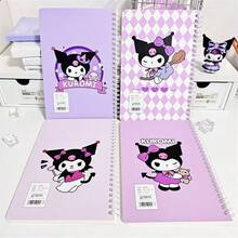 SANRIO （正版授权）2/4本库洛米粉圆本，全彩封面，带横线内页，适用于办公记录、日常记账、学习笔记整理等。是精美的学生新年礼物，也是开学季的必备之选。 - 彩色 - 查看 8