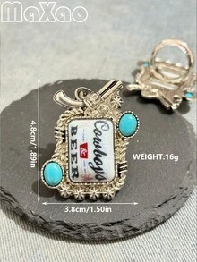 Nhẫn hợp kim co giãn in họa tiết phong cách Boho miền Tây cổ điển chất lượng cao dành cho nữ, được phủ lớp sơn bóng, phù hợp với nhiều phong cách, lý tưởng cho đeo hàng ngày hoặc dự tiệc, hàng mới về năm 2026, món quà tuyệt vời cho bạn bè hoặc tự thưởng cho bản thân vào những dịp lễ quan trọng, nhận được nhiều lời khen khi đeo, bổ sung vào bộ sưu tập trang sức của bạn, hãy đánh giá 5 sao và chia sẻ những bức ảnh đáng yêu của bạn nếu hài lòng! - Nhiều màu - Xem 10