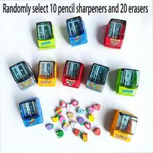 3 piezas Sacapuntas de lápiz con forma de coche de dibujos animados creativos: diseño con tapa abatible, PVC, adecuado para estudiantes y uso en la oficina - color aleatorio - Multicolor - Ver 3