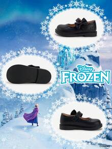 Disney 1 Pair Licensed Collaboration Children's Shoes, Suitable For Daily Wear, Festivals, Sports, Outdoor Activities, Comfortable, Non-Slip, Durable, Breathable (Children's Flats, Girls Shoes, Princess Shoes, Queen Shoes) - Chocolate Brown - View 4