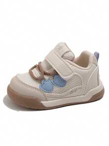 Breathable Mesh + Soft Sole, Safer For Toddler Walking - Brown - View 5