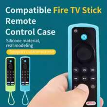1 Remote Control Silicone Protective Cover, With Lanyard, Suitable For (4K Voice Remote Control 3/2 Generation Fire TV Stick Voice Remote Control Lift 1/2 Generation). Anti-Fall, Dust-Proof, Silicone Protective Cover Luminous Model - Multicolor - View 5