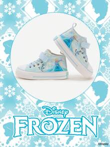 Disney 1 đôi giày thể thao trẻ em chính hãng, bao gồm giày thể thao Công chúa, Công chúa Anna và Công chúa Arendelle, phù hợp cho sinh hoạt hàng ngày, các hoạt động thể thao ngày lễ và ngoài trời. Đế giày thoải mái, chống trơn trượt, bền và thoáng khí. - Màu xanh nhạt - Xem 2