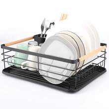 Escurridor de platos multifuncional para cocina, escurridor vertical con bandeja, escurridor de platos, escurridor de vasos de agua para el hogar, cuencos, platos, palillos, cuchillos y tablas de cortar, escurridor de platos desmontable que ahorra espacio - escurridor de platos de plástico, adecuado para cocinas, vehículos recreativos, furgonetas camper y remolques de viaje, escurridor de fregadero de cocina, escurridor de platos de doble capa con escurridor de cubiertos, escurridor de platos desmontable con bandeja de goteo, juego de almacenamiento y organización de vajilla de cocina. - Monocapa multicolor - Ver 6