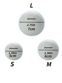 1/3/6个装羊毛烘干球，天然衣物柔顺剂，可重复使用，减少衣物褶皱，节省烘干时间，比塑料球和液体柔顺剂更佳。 - 原色 - 查看 7