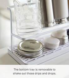 Cup Storage Rack - White - View 3