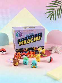 pokemon " Mystery Box" 3D Detachable Plush Toys: Surprise Mystery Draw. Adorable Character Plush Toys-A Must-Have For Back-To-School Season. Perfect As Surprise Gifts Or Party Favors. - Multicolor - View 1