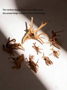 1 khúc gỗ lũa tự nhiên dùng trang trí bể cá, vật trang trí bể cá hình cây, phụ kiện trang trí bể cá - Hình dạng ngẫu nhiên. Vui lòng tham khảo bảng kích thước của cửa hàng trước khi mua để kiểm tra kích thước. - Nhiều màu - Xem 4