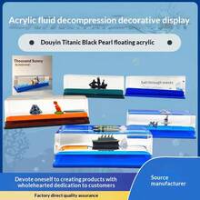 游轮造型液体漂流瓶，永不沉没的游轮造型漂流瓶桌面摆件，浪漫礼物，情人节礼物，节日礼物 - 彩色 - 查看 3