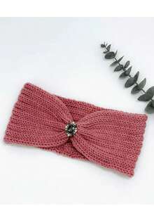 Gestricktes Stirnband für Herbst/Winter, atmungsaktives Yoga-Sport Haarband - Verschiedenfarbig - Übersicht 15