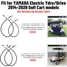 3 PCS Dual Brake Cable Kit Stainless Steel Core Cable Applicable to  Ydre/Drive Electric Golf Cart 2014-2020 OEM#JW9-F6341-10-00/JW9-F6341-11-00 JW9-F6351-10-00/JW9-F6351-11-00 - como en la foto - Ver 4