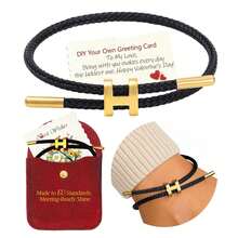 1pc Adjustable Stainless Steel Wire Rope Bracelet, 3D Hard Gold Plated - Adjustable Hand Strap - View 3