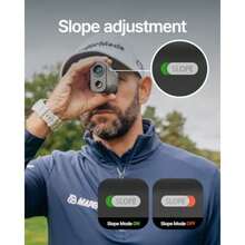 GOLFBUDDY 2S PRO Golf Range Finder with Slope Measuring from The Cart 1093 Yard Laser Rangefinder Magnetic Mount Pin Finder with Flag Pole Locking Vibration One Click Scan Mode Water Proof - Negro - Ver 6
