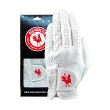 RED ROOSTER Sussex Premium Golf Glove Cabretta Leather White Ultra-Thin Tournament Design - Izquierda - Ver 8