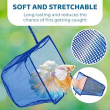 Extra Soft Nylon Fish Net With Handle For Aquarium Tank Maintenance,  For Delicate Fins, 5x4 Inches Net 11 Inches Long Handle - 1 - View 6