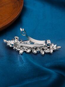 4件套时尚优雅简约女士发夹，派对/生日/婚礼新娘公主发饰，锌合金材质，饰有闪亮水晶字母图案 - 髮夾 - 查看 6