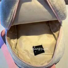 Ba lô mini nhồi bông Lilo & Stitch, túi đeo vai lông thú hoạt hình dễ thương với túi trước bóng bẩy, túi du lịch ngoài trời thường ngày hình nhân vật đáng yêu, quà tặng sinh nhật Giáng sinh cho người hâm mộ. - Nhiều màu - Xem 4