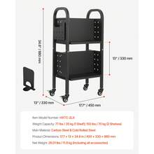 Multipurpose Carts & Push Cabinets - 45 X 33 X 88 cm - View 7