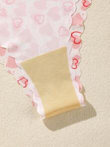 10pcs/Pack - Women's Seamless Wavy Edge Triangular Panties, Comfortable Soft Skin-Friendly Fabric Ladies Seamless Thong Underwear - Multicolor - View 10