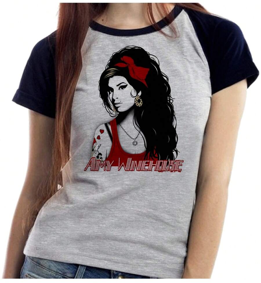 Women's Baby Look T-Shirt,  Red Rock Style - 淺灰色 - 查看 1