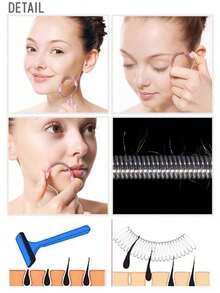 1pc 110mm Pink Facial Physical Hair Remover Removes Upper Lip Chin Facial And Neck Fine Hairs And Excess Hair Gentle And Effective Spring Based Technology This Facial Hair Remover Is For Delicate Beauty Shaving The Face And Is A Spring Type Hair Remover For Women's Facial Hair Removal. - 隨機 - 查看 3