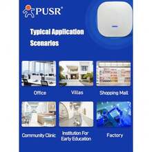 WiFi 6 Techo AP Punto de acceso inalámbrico de doble banda AX3000 Múltiples modos enrutador AP y repetidor compatible con PoE 802.3at hasta 256 usuarios finales USR-AP310i - como en la foto - Ver 4