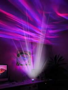 Đèn chiếu sao và trăng LED Aurora 1 chiếc, có điều khiển từ xa, công nghệ chiếu RGB cấp nguồn qua USB, thích hợp cho phòng ngủ, phòng chơi game, rạp chiếu phim tại nhà, trần nhà và trang trí lãng mạn - Có thể tạo hiệu ứng bầu trời sao tuyệt đẹp, lý tưởng cho sinh nhật và lễ tình nhân. - Nhiều màu - Xem 4