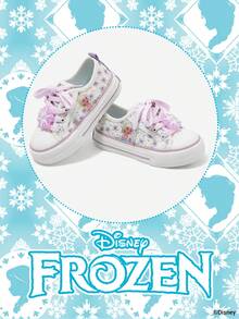 Disney 1 đôi giày thể thao trẻ em, bao gồm giày công chúa, giày công chúa Anna và giày công chúa Arendelle, phù hợp cho sinh hoạt hàng ngày, các hoạt động thể thao ngày lễ và ngoài trời. Đế giày thoải mái, chống trơn trượt, bền và thoáng khí. - Màu tím hoa cà - Xem 2