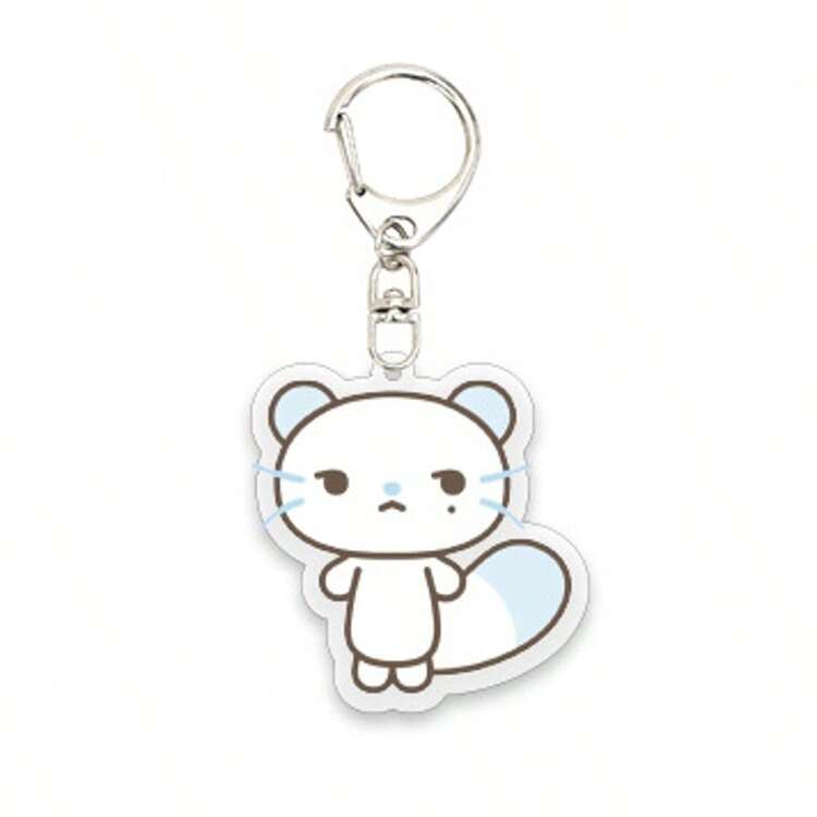 Hearts2Hearts 卡通毛绒亚克力 DIY 创意钥匙扣、包包挂饰、配饰、精致学生背包吊坠 - 彩色 - 查看 14