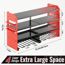 Garage Tool Storage Racks - Colour: Pink - View 9