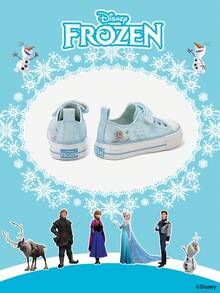 Disney 1 Pair Children's Authorized Collaboration Sports Shoes, Including Princess, Anna Princess, And Arendelle Princess Sports Shoes, Suitable For Daily, Holiday Sports And Outdoor Wear. Comfortable, Non-Slip, Durable And Breathable Soles - Baby Blue - View 3