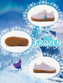 Disney 1 đôi giày thể thao trẻ em, bao gồm giày công chúa, giày công chúa Anna và giày công chúa Arendelle, phù hợp cho sinh hoạt hàng ngày, các hoạt động thể thao ngày lễ và ngoài trời. Đế giày thoải mái, chống trơn trượt, bền và thoáng khí. - Màu tím hoa cà - Xem 4