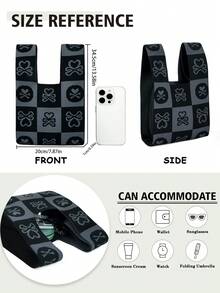 TOKIDOKI 卡通图案手提包，便携可折叠托特包，适合购物、日常使用，送朋友的礼物 - 彩色 - 查看 8