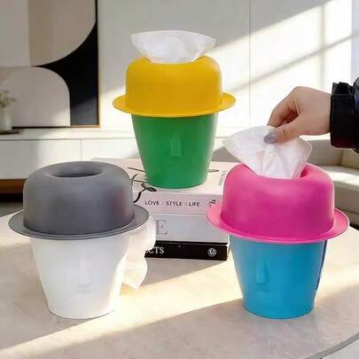 1 adet Yaratıcı Dopamin Temalı Erkek Mendil Kutusu, Oturma Odası Sehpası İçin Ev Dekorasyonu, Yeni Ev Hediyesi, Arkadaşlar İçin Sürpriz Hediye