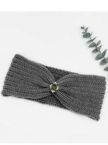 Gestricktes Stirnband für Herbst/Winter, atmungsaktives Yoga-Sport Haarband - Verschiedenfarbig - Übersicht 14
