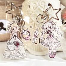 1 chiếc móc khóa acrylic nguyên bản, mặt dây chuyền hình dưa hấu hoạt hình dễ thương, phù hợp với đồ bơi, phong cách retro Y2K, thường ngày, dự tiệc, đi học, làm quà tặng cho bạn gái. - Nhiều màu - Xem 7