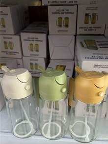 多功能玻璃油喷雾瓶，喷雾/倾倒二合一设计，大容量，按压式油瓶 - 彩色 - 查看 11