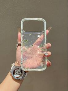 1 elegante funda para teléfono, no incluye cordón ni soporte. ¡A prueba de golpes con diseño de plantas, flores y bosque! Funda Transparente de Doble Capa GreenLeaf con Ventana para Lentes, Protección Completa a Prueba de Golpes, Diseño GreenLeaf de Alta Claridad, Compatible con 11/12/13/14/15/16/16 Pro. /12Pro/13Pro/14Pro/15Pro/16Pro/14Plus/15Plus/16Plus/12ProfesionalMax/13ProfesionalMáx. /14ProfesionalMáx. 15ProfessionalMax. /16ProfesionalMax,ÚltimosManzana17/17Pro/17Profesio - Verde leche - Ver 4