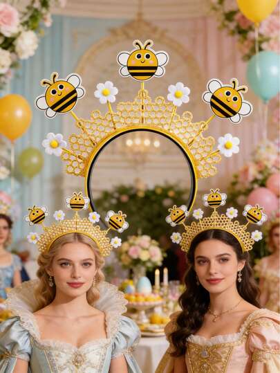 复活节蜂窝头饰，节日派对服装道具，角色扮演派对发饰，拍照道具，装饰品，主题派对用品