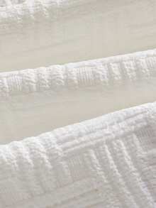 2件套男婴提花Polo衫和休闲短裤套装，夏季 - 棕色 - 查看 9