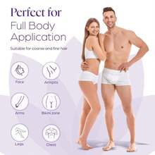 150 Wax Strips For Hair Removal \U2013 Extra-Large Non-Woven Strips For Legs, Arms, Back &Amp; Body \U2013 Works With All Soft Waxes \U2013 Salon &Amp; Home Use - ColorA - 查看 5