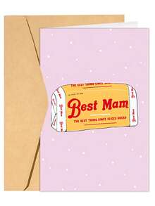 1pc Mother's Day Greeting Card, Fun And Creative, For Family And Friends, BEST MAM, Thank You Cards, Birthday Gift, Cards, Unusual Items, Gift Cards - Sets - View 12