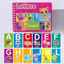 蒙特梭利阿拉伯语字母和数字闪卡，适用于幼儿教育、语言和数学学习，是儿童的理想选择，也是返校用品、办公室、教室和家庭使用的完美之选。此外，它也是冬季、感恩节、生日、节日、新年、情人节送给男友、女友和成人的礼物。 - 彩色 - 查看 3