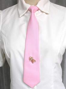 1pc Women's Studded Tie-Less Collar, Suitable For Casual, Street, Daily, Party, Gift - Multicolor - View 8