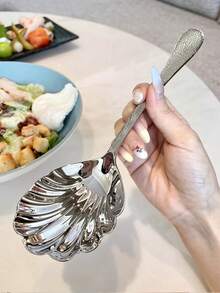 1pc/2pcs Stainless Steel Extra Large Serving Spoon Set, 22.4cm (8.8 Inch) Super Size Food Service Spoon, Cooking Spoon, Pasta Spoon, Buffet Catering Flatware, 18/8 Stainless Steel, School Supplies - Multicolor - View 8