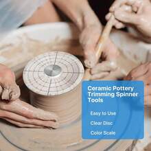 Ceramic Clay Polishing And Trimming Tools, Ceramic Trimming Rotary Tool, Pottery Rotary Tool, Small Ceramic Tools Suitable For Potters And Clay Artists - Silver - View 2