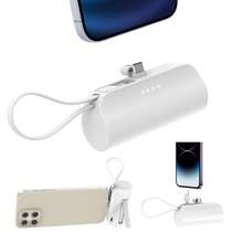 YLYP 5000mAh Portable Charger With Stand, Suitable For Type-C Phones, Super Compact Type-C Power Bank, Travel Essential, Plug-In Battery Pack, Travel Wireless Phone Charger For IPhone 17/17 Air/16/15 And Android Galaxy Phones - Recolor - View 15